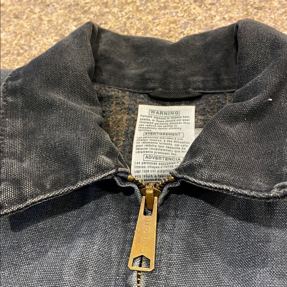 Carhartt Detroit Jacket J97 PTL Medium Petrol Work Wear Utility - Picture 10 of 17